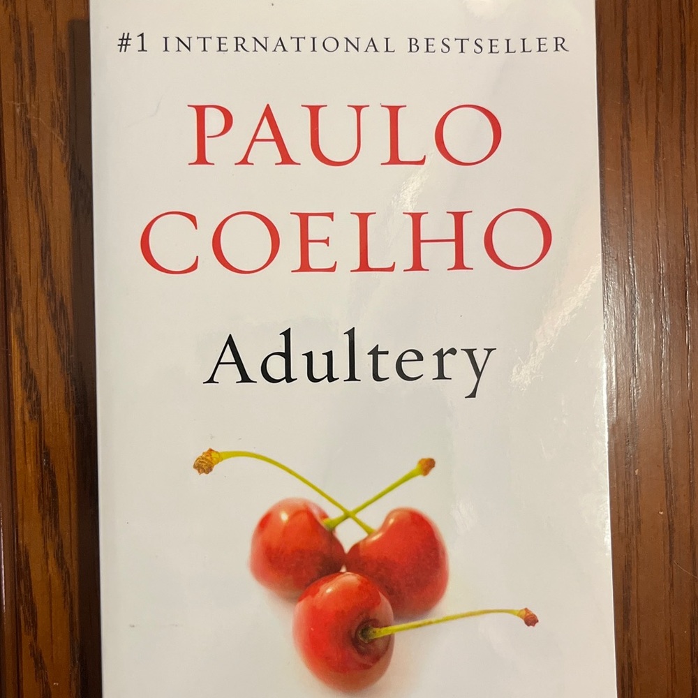 Adultery by Paulo Coelho, international bestseller, softcover